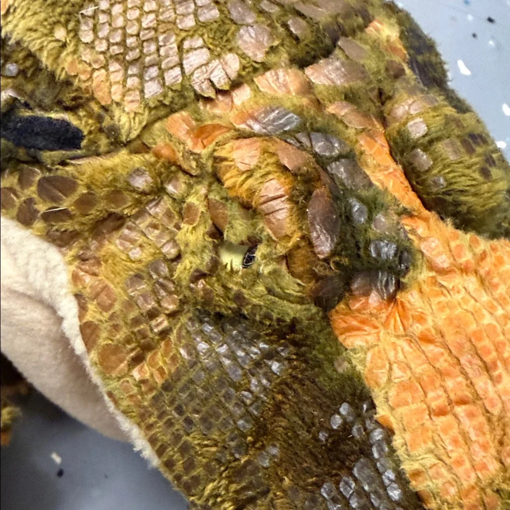 Plush Crocodile Puppet Toy - Green -